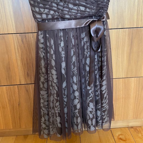 Strapless lace Max and Cleo mini dress. NWT. Size 2. - Picture 2 of 12